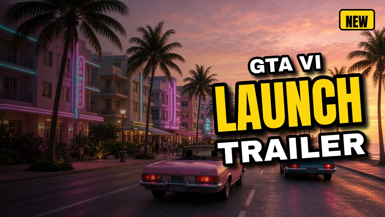 GTA 6 Launch Trailer Is Out: Flower in a Hurricane Score and November 19 Countdown
