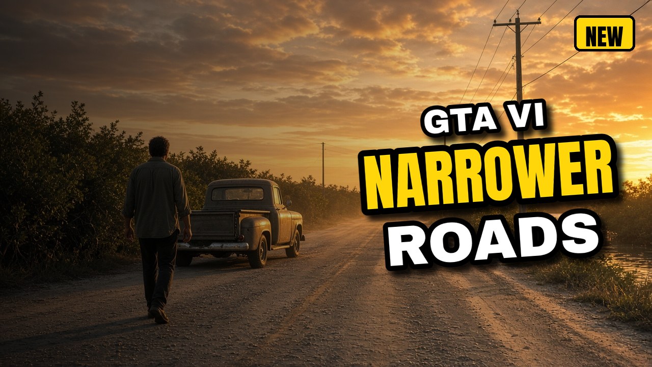 GTA 6 Roads Are Narrower Than GTA 5's, and the Weapon Wheel Almost Didn't Survive