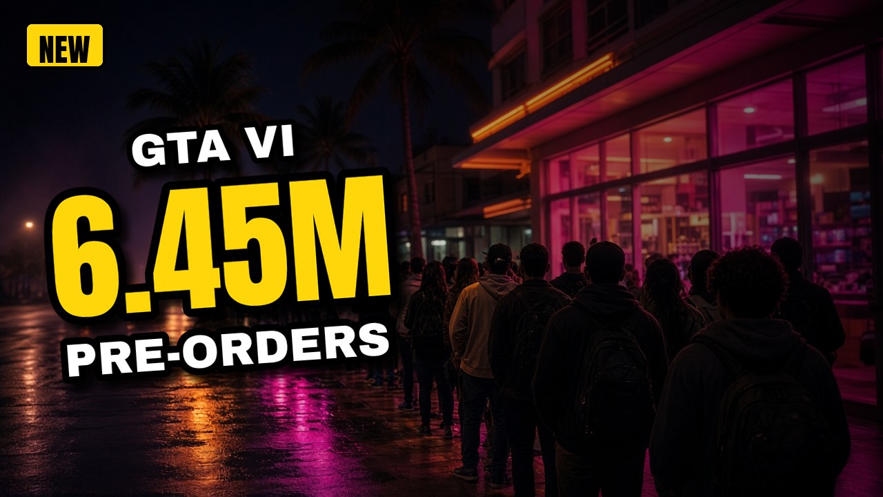 GTA 6 Pre-Orders Hit an Estimated 6.45 Million: Sensor Tower Says It's 148% Ahead of Modern Warfare 2