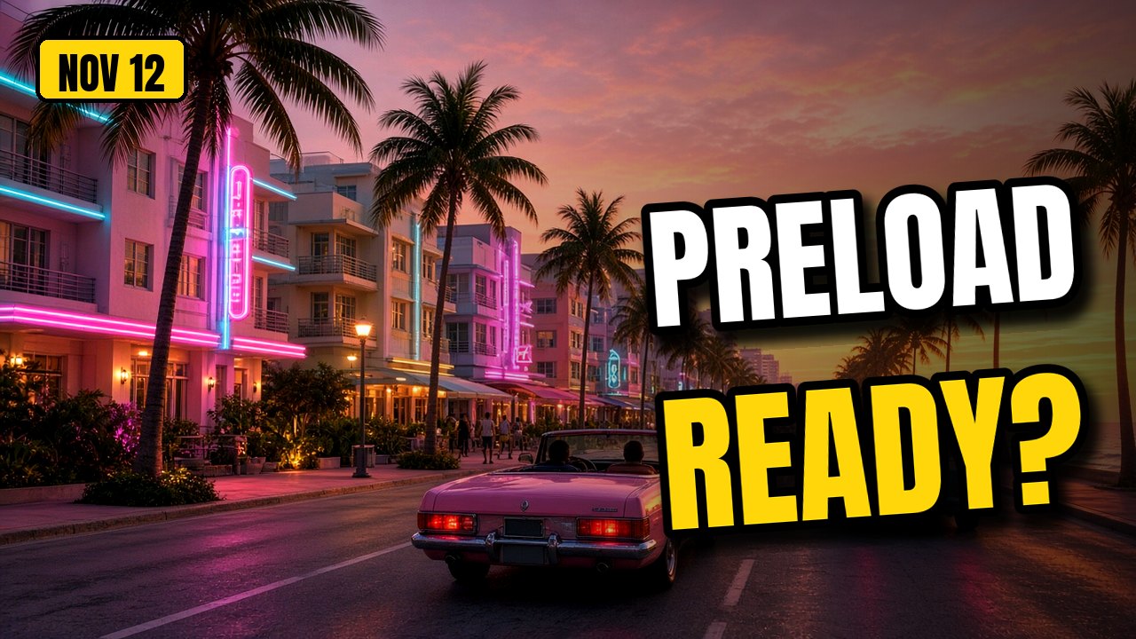 GTA 6 Pre-load Starts November 12: How It Works on PS5 and Xbox
